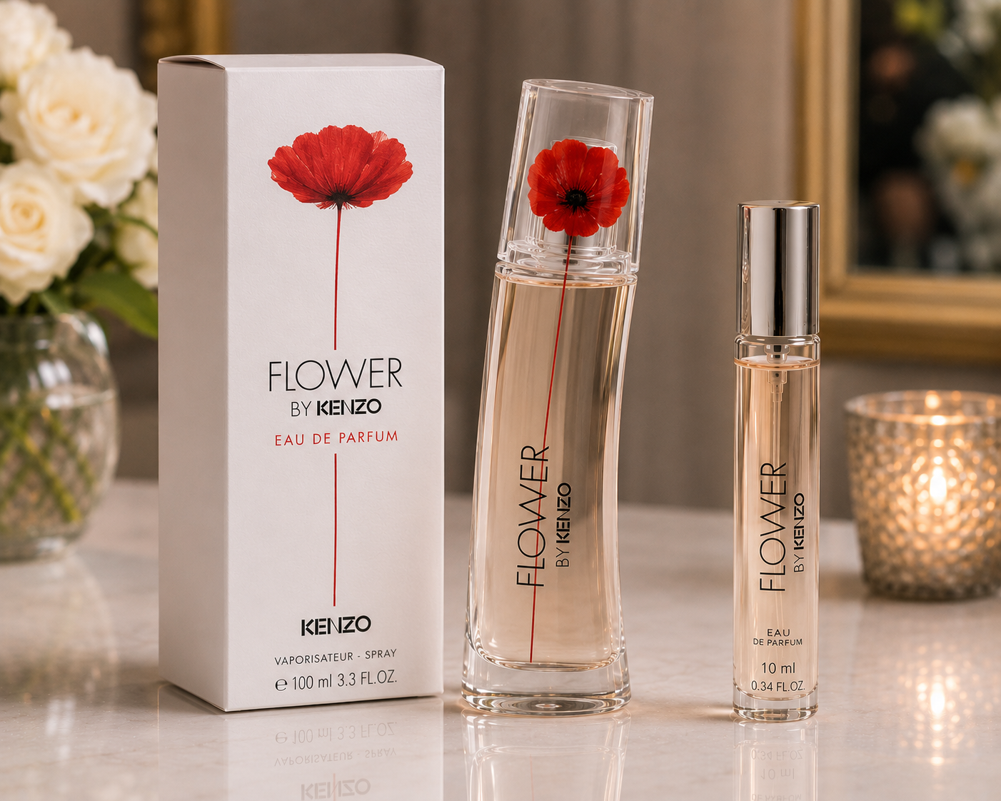 Décant Flower by Kenzo Eau de Parfum Femme 10 ml – Original